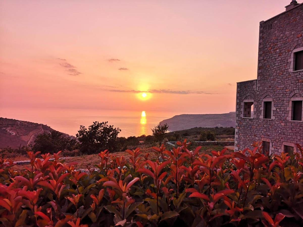 Villa Sunset View Stone House, Areopoli Mani Esterno foto